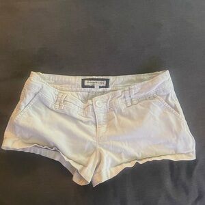 Abercrombie & Fitch Cream Button-Up Detail